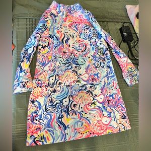 Lilly Pulitzer quarter zip sweatshirt girls l